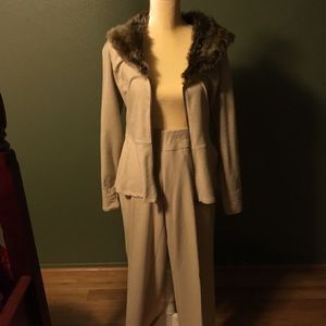 Fur Collared Warm-up